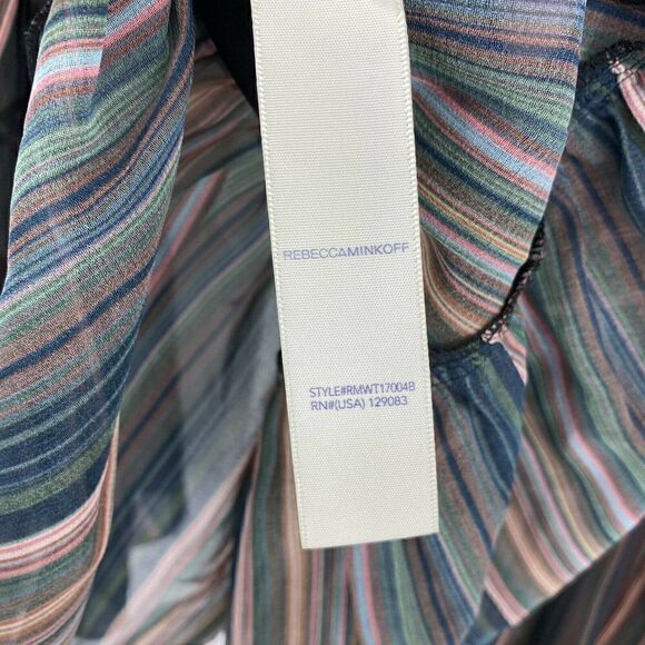 Rebecca Minkoff Shirt Striped Patti - Picture 5 of 6